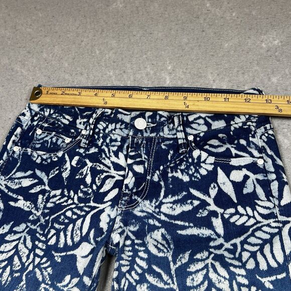 Mother Jeans Womens Size 25 Looker Ankle Zip Magical Flowers in Forest of Dreams - Picture 5 of 15